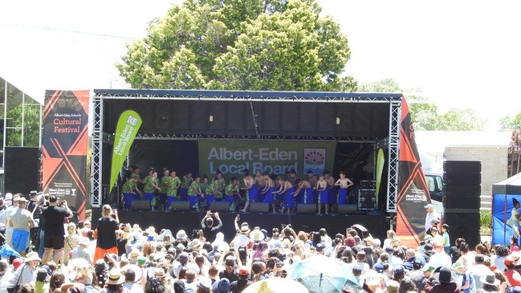 Crowd at Rocket Park Mt Albert